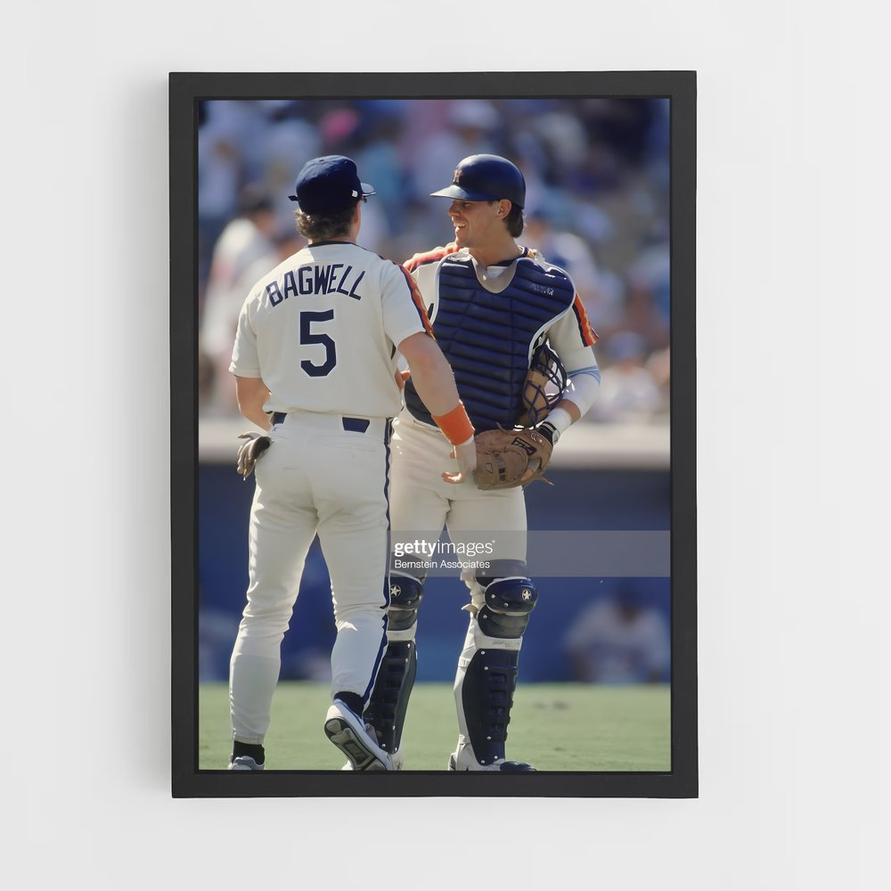 Poster Duel au Dodger Stadium – affiche Baseball (vue 2)